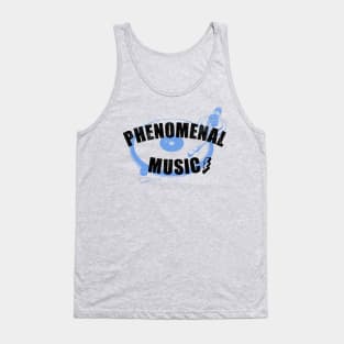 Phenomenal Music DJ Disc Jockey Turntable Tank Top